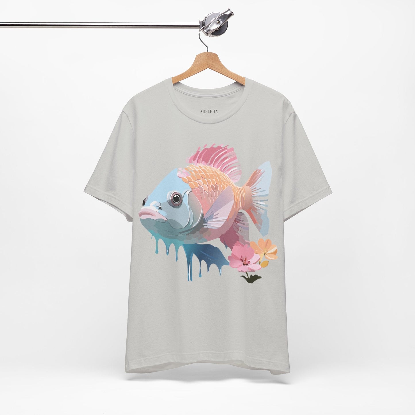 Fish Graphic Unisex 100 Cotton Vintage Artwork Tee 1