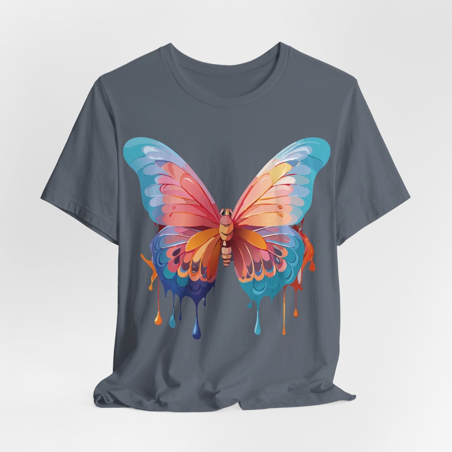 Butterfly Graphic Tee Adelpha Unisex Short Sleeve Design Tee