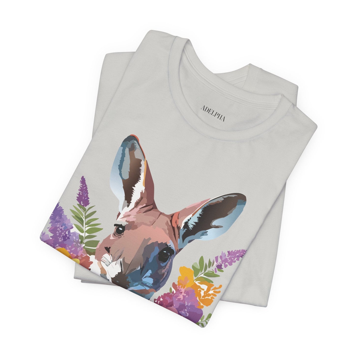 Kangaroo Graphic Unisex 100 Cotton Vintage Animal Artwork Tee 8