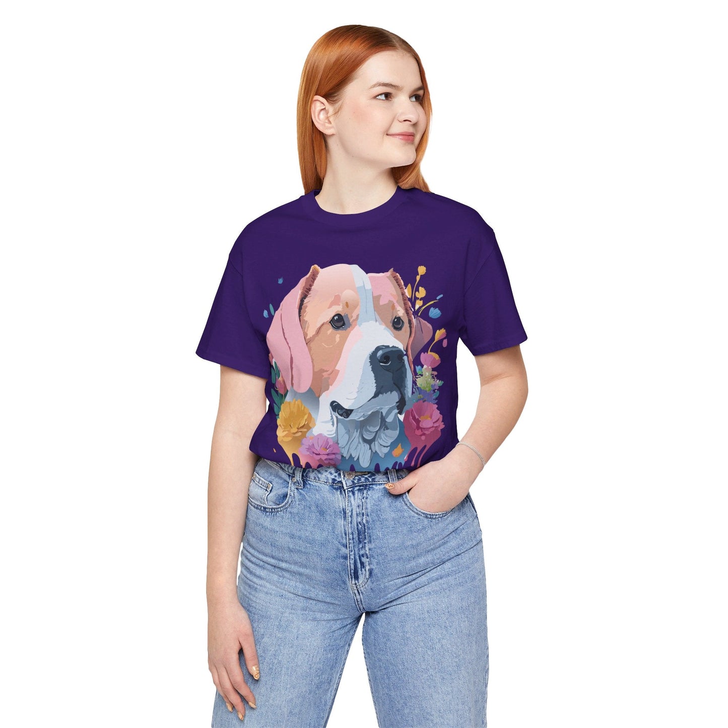 Dog Graphic Unisex 100 Cotton T-Shirt 9
