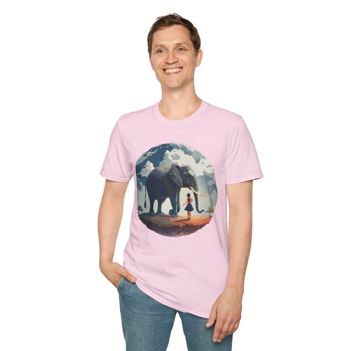 Womens Graphic T Shirt Art Design Tee Softstyle Gildan 64000 100 Percent Ring Spun Cotton