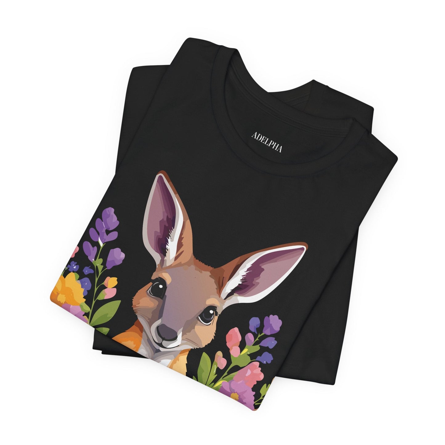 Kangaroo Graphic Unisex 100 Cotton Vintage Animal Artwork Tee 2