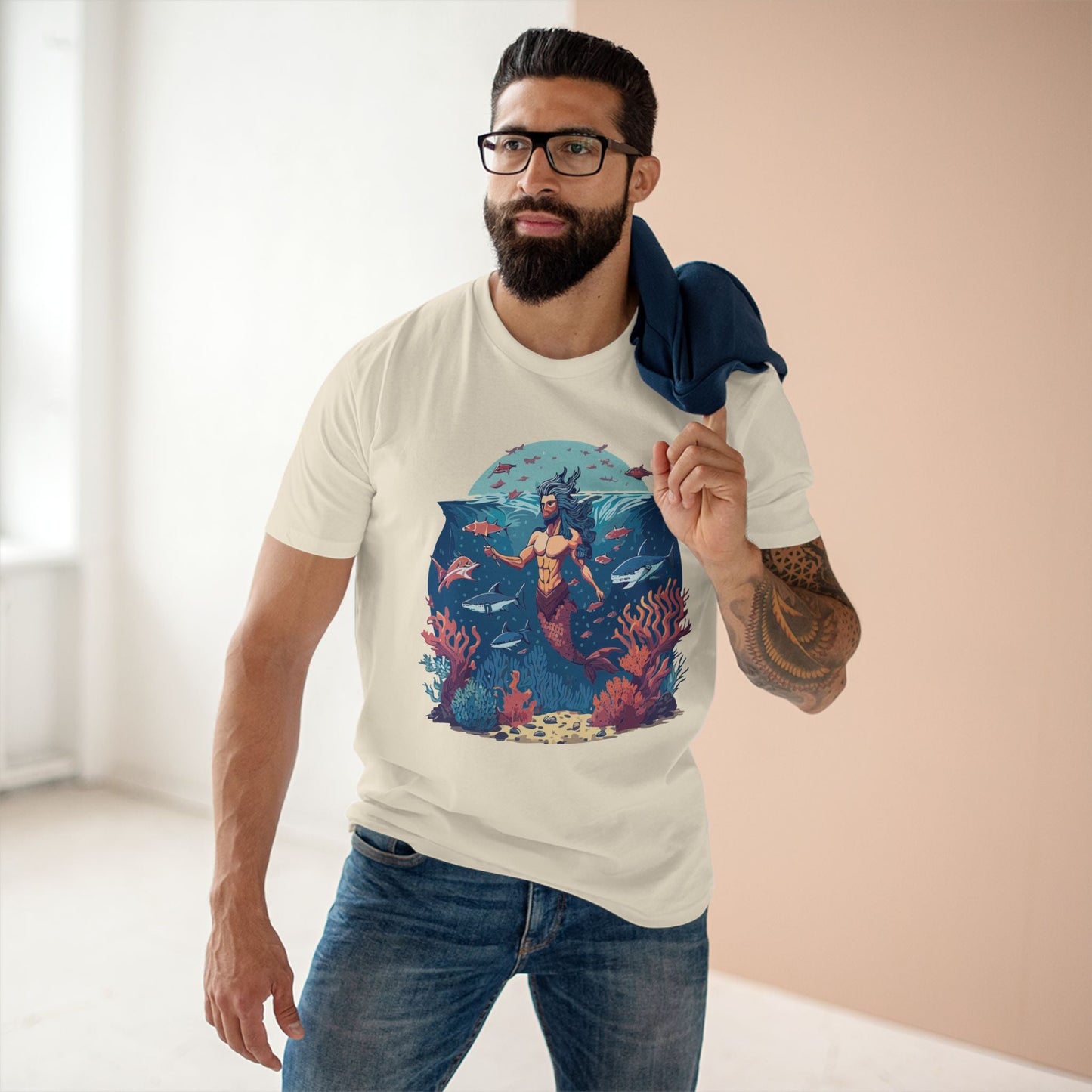 Ocean Shirt Ocean Pacific OP20 Unisex Premium Cotton Tee With Original Art Design Retro2Nova