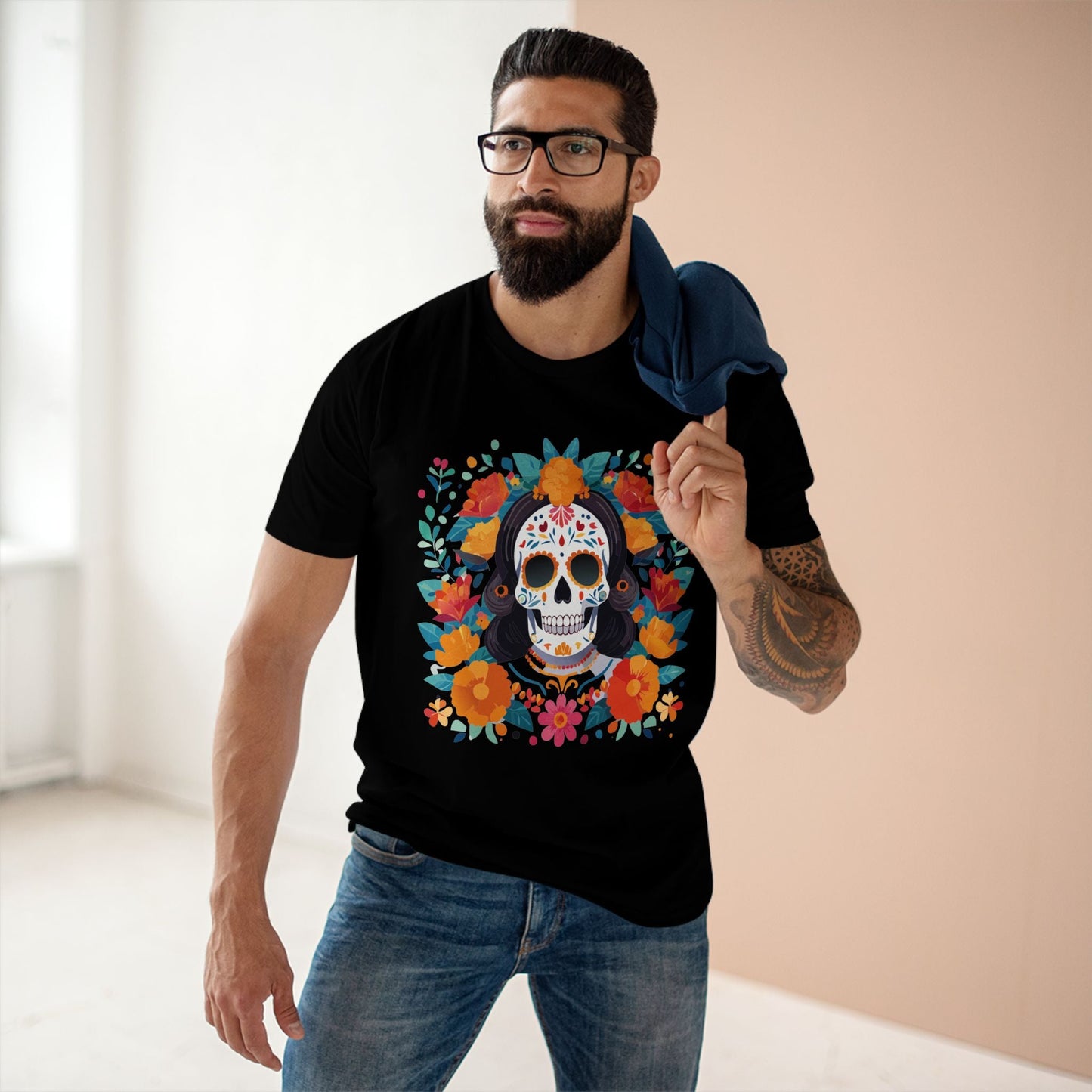 Retro2Nova Skull Shirt Unisex Skeleton Tee Premium Cotton Art Collection Design Edition