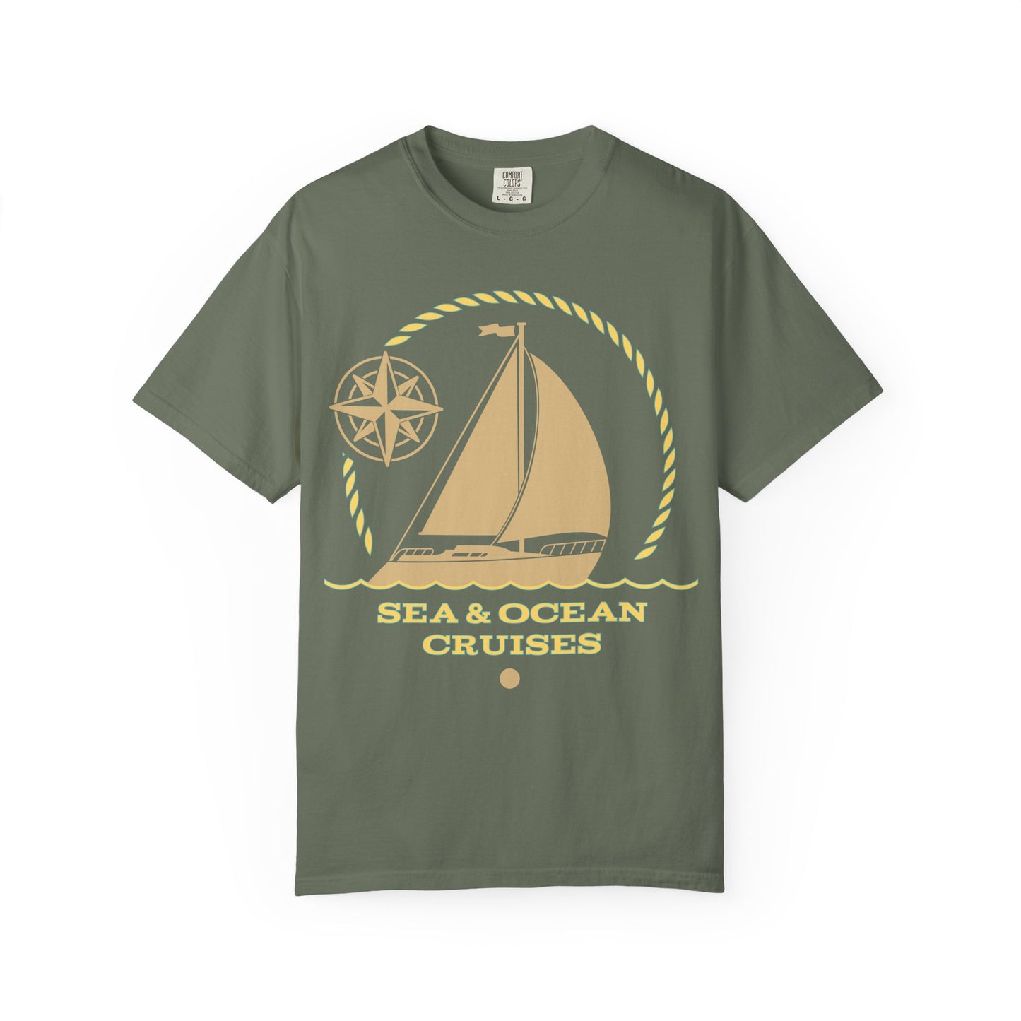 Comfort Colors 1717 Unisex Garment-Dyed T Shirt With Relaxed Fit 100 Percent Ring-Spun US Cotton