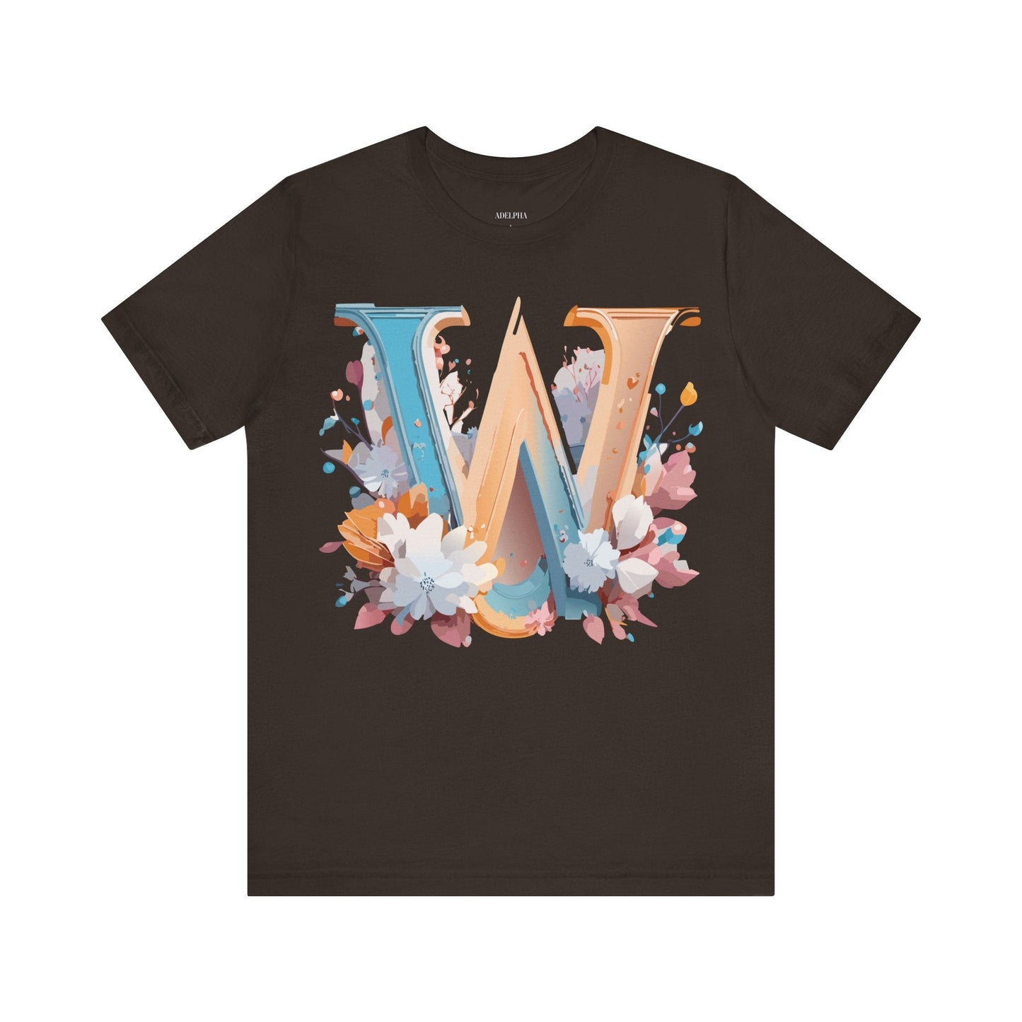 Letter W Shirt Unisex Graphic Tee By Adelpha Featuring Vintage Artwork For Everyday Casual Wear