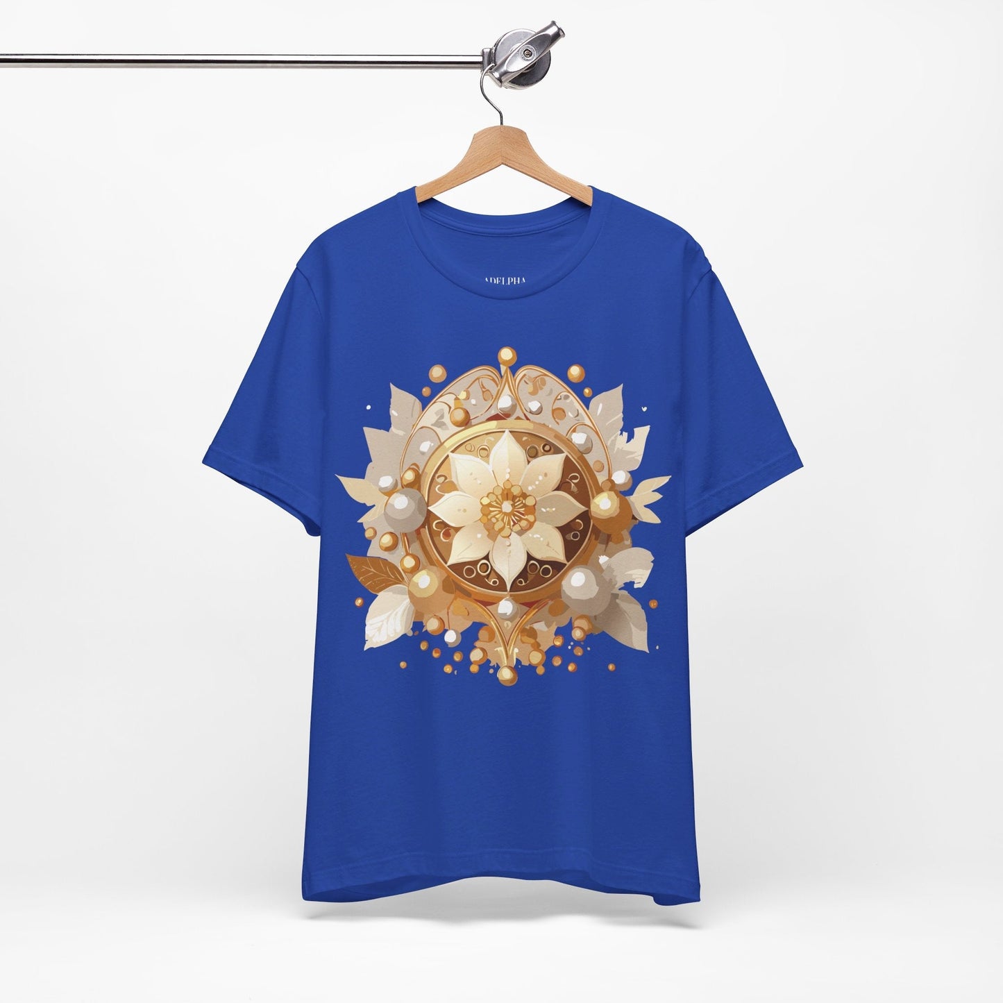 Jewelry Graphic Unisex 100 Cotton Vintage Treasure Art T-Shirt 47