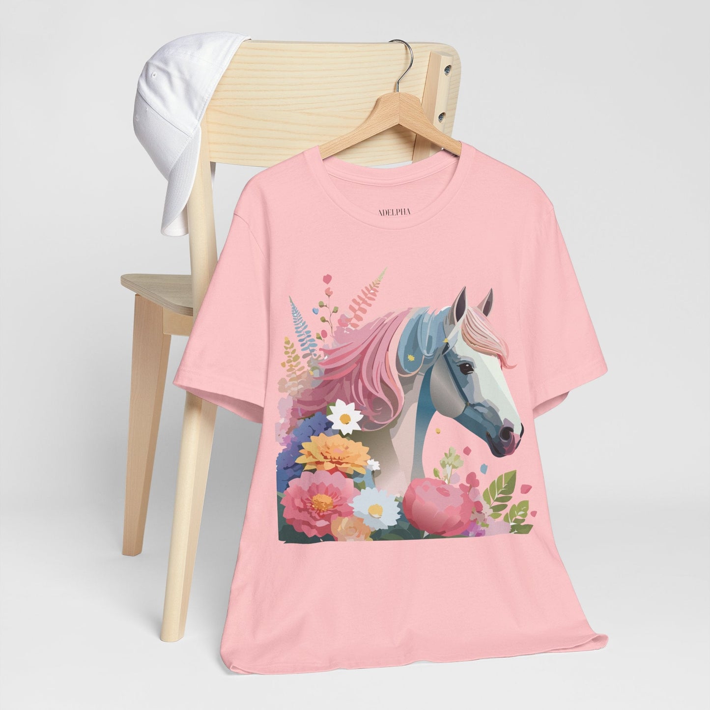 Horse Graphic Unisex 100 Cotton Vintage Animal Art T-Shirt 3