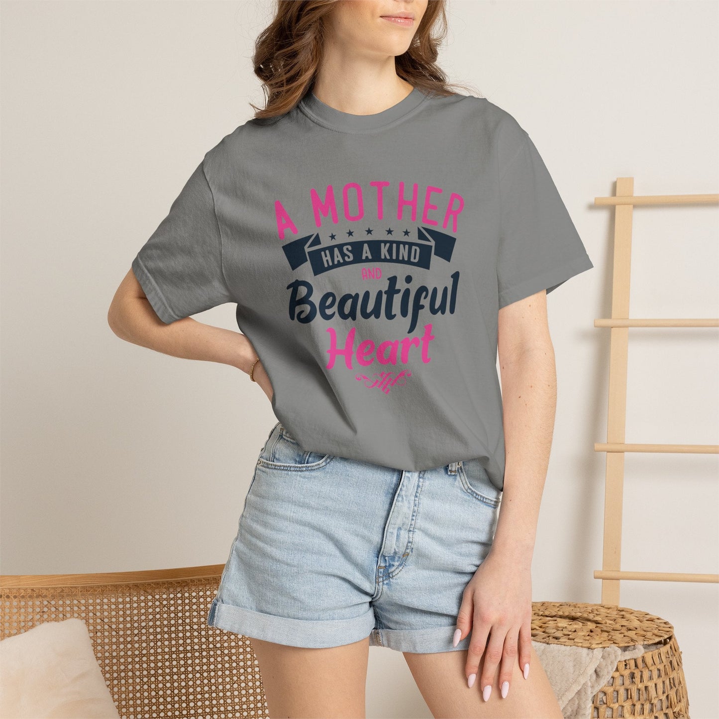 Mom T-shirt Mother Day Mama Tee Unisex Comfort Colors Garment-Dyed Cotton h49