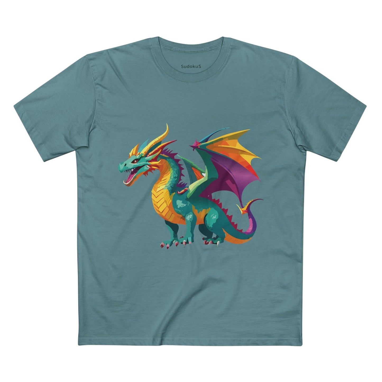 Dragon Graphic Unisex 100 Cotton Staple Tee 10