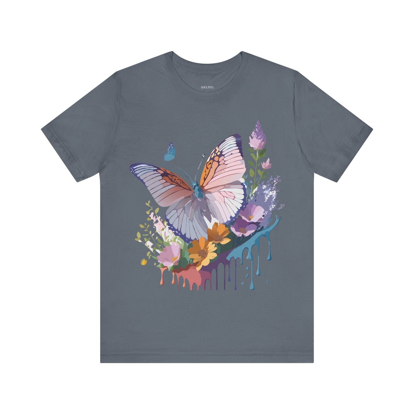 Butterfly Graphic Tee Unisex Adelpha Vintage Inspired Art Design Tee