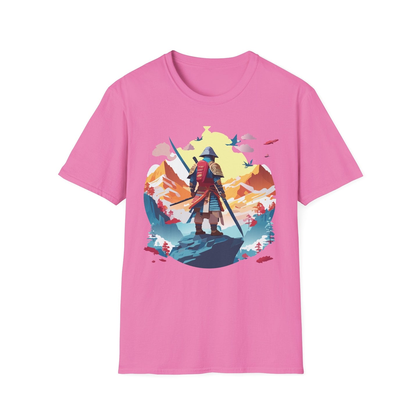 Samurai Shirt Unisex T Shirt Gildan Softstyle 64000 Cotton Tee For Everyday Comfort