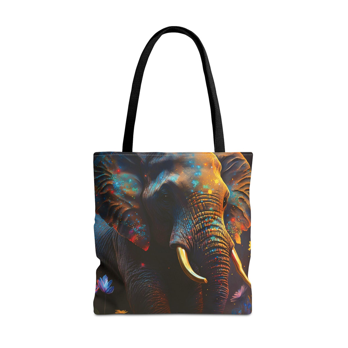 Bolsa de lona con estampados de animales 