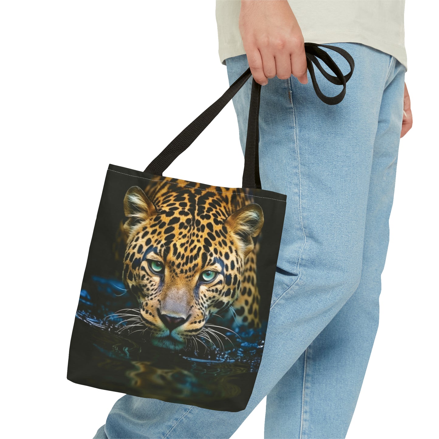 Canvas Bag with Animal Prints