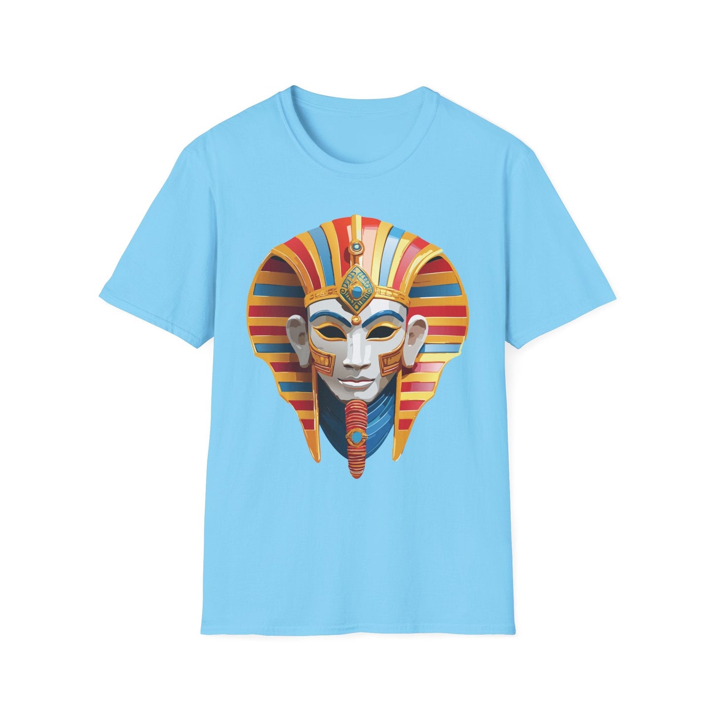Mask Tee Shirt Unisex Art Design Masquerade Tee Gildan Softstyle 64000 Lightweight Cotton