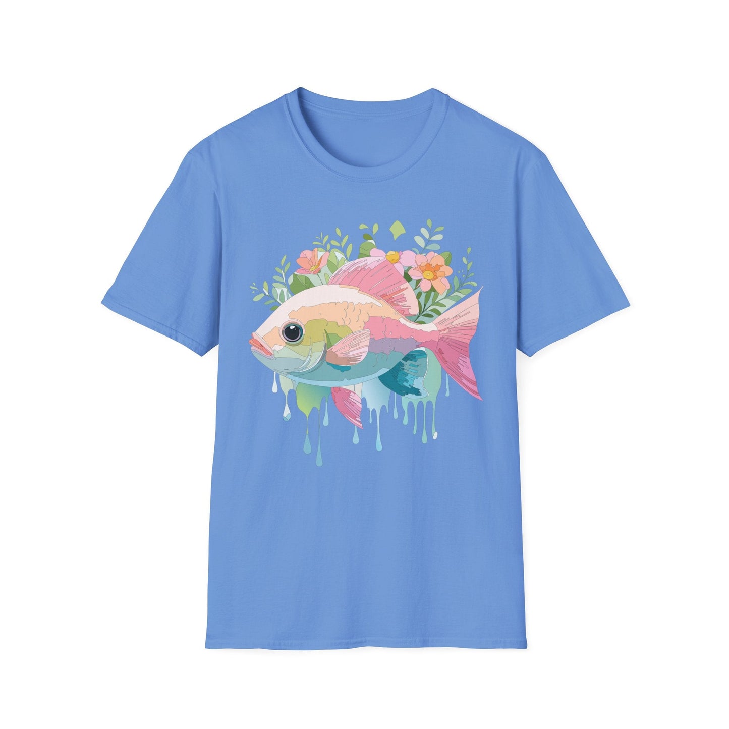 Fish Art Design Shirt, T Shirt with Fish, Graphic Shirt, Tee Shirt with Graphic Design, Shirt with Fish Graphic Art