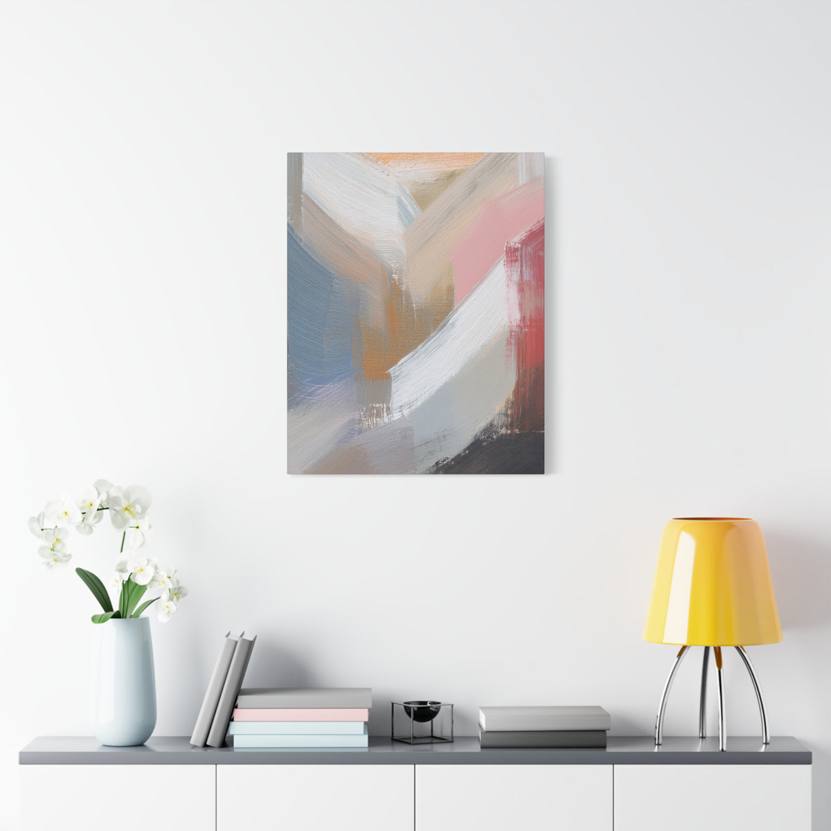 Abstract Pastel Painting Print Canvas 20x24,20x30,24x30 24x32,24x36,30x40 32x48,36x48,40x60 Pine-Wood Inner Frame ABS-88