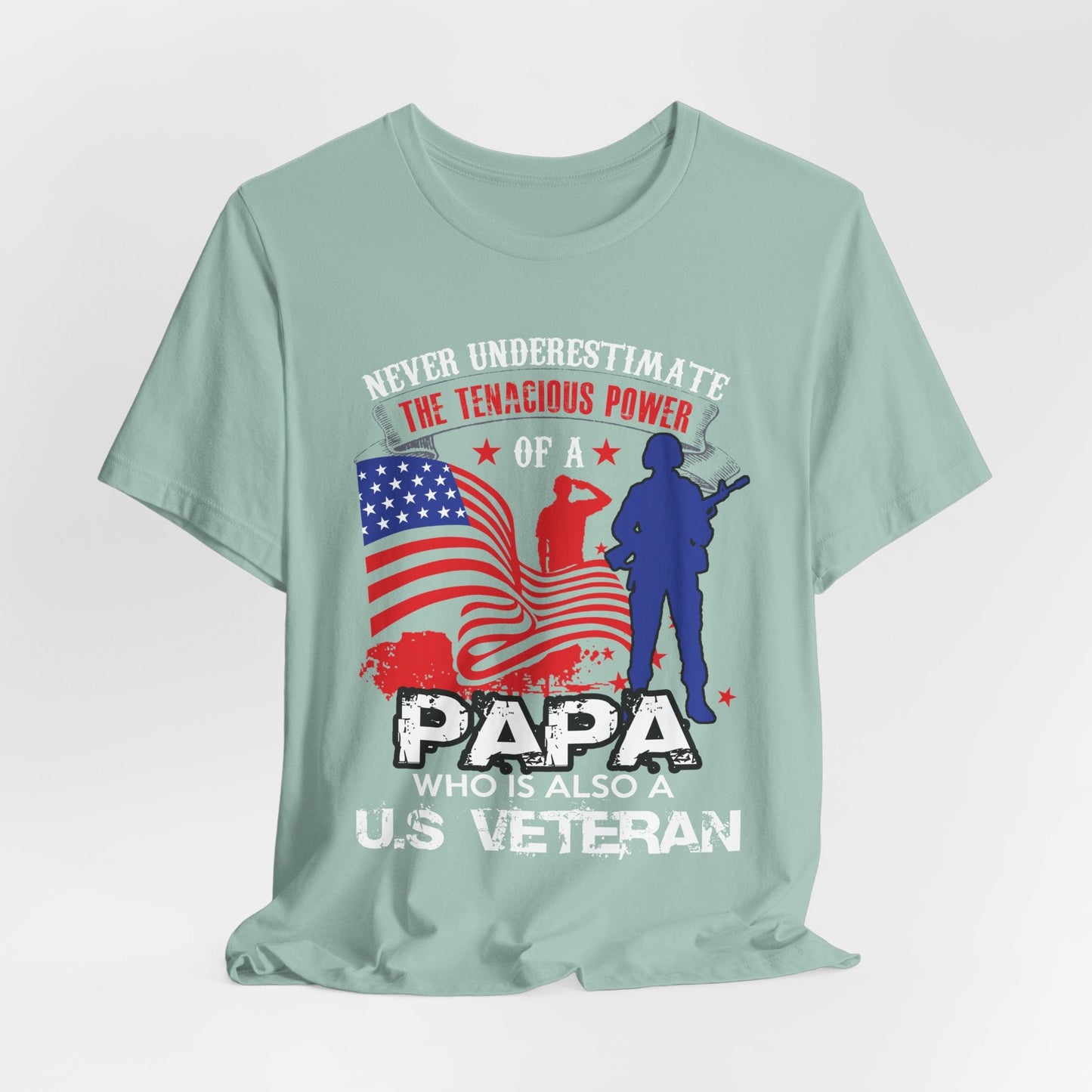 Army Veteran Patriotic Graphic Design Unisex Cotton T-Shirt v53