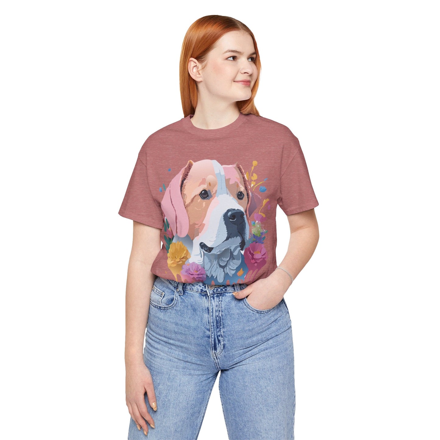 Dog Graphic Unisex 100 Cotton T-Shirt 10