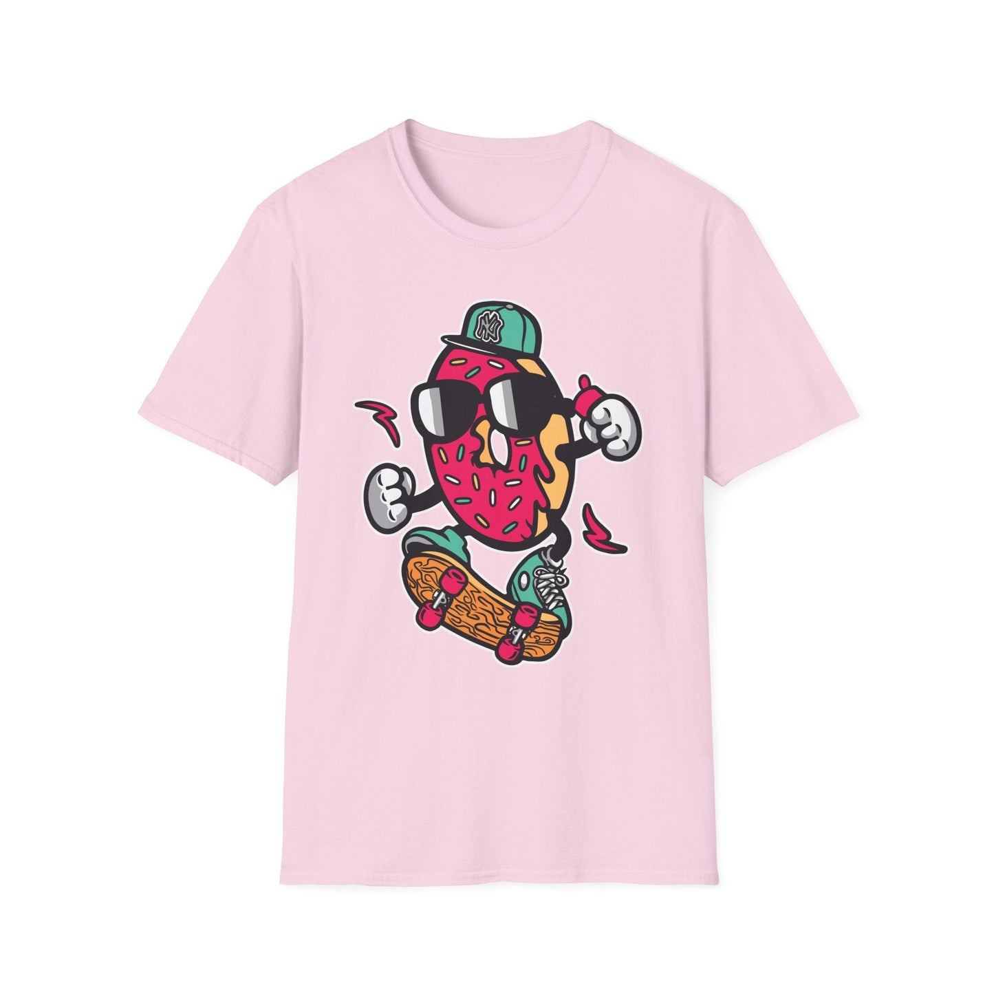 Cartoon T Shirt Animation Tee Funny Art Graphic Shirt Unisex Gildan Softstyle 64000