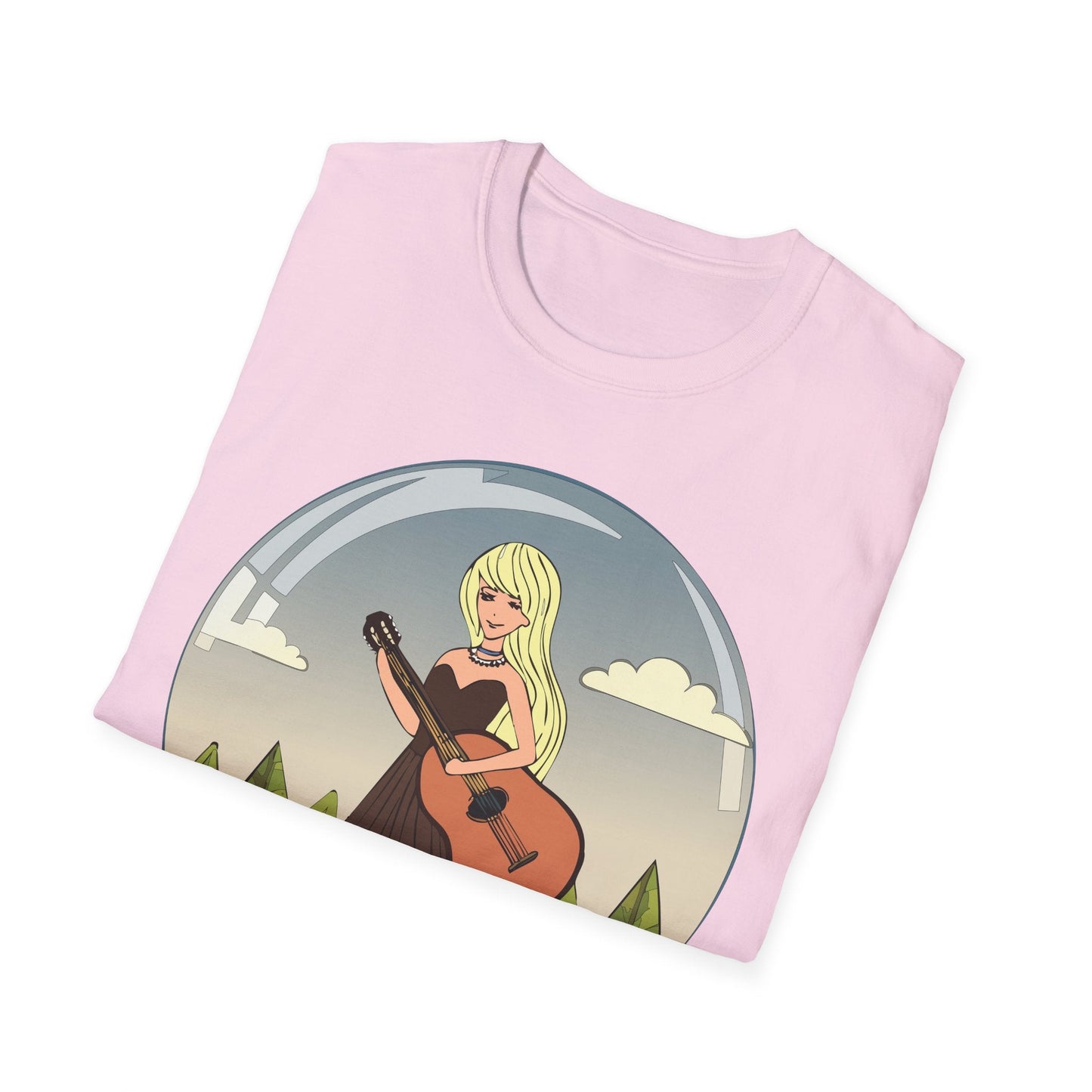 Womens Graphic T Shirt Art Design Tee Softstyle 100 Percent Ring Spun Cotton Short Sleeve