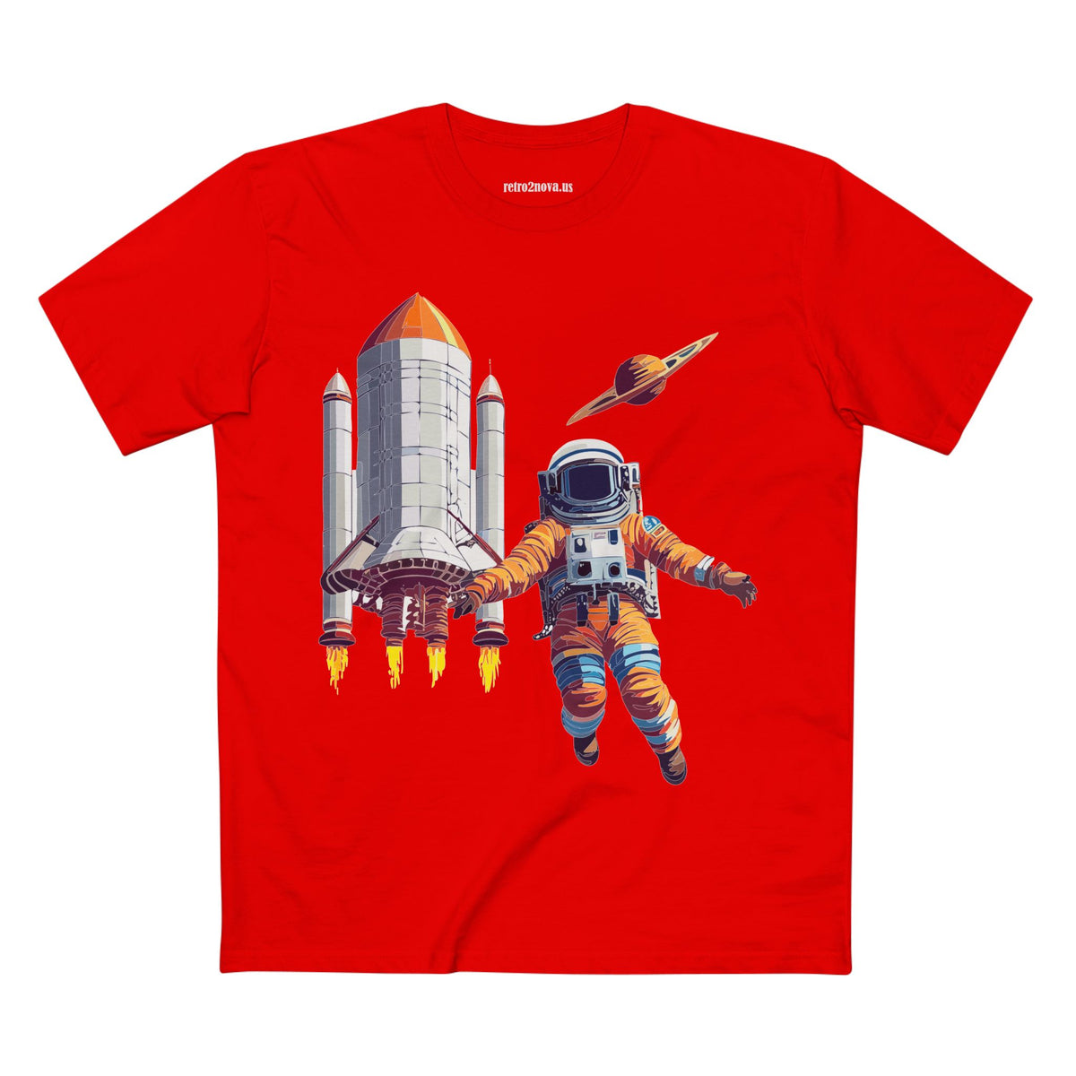 Cosmos Astronaut Graphic Tee Staple Unisex 100 Cotton Tee Shirt - CS-7