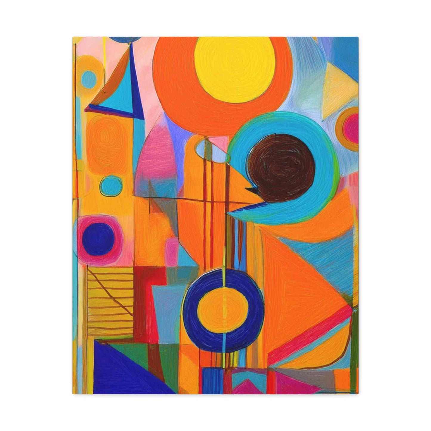 Abstract Painting Print Canvas 20x24,20x30,24x30, 24x32,24x36,30x40, 32x48,36x48,40x60 Pine-Wood Inner Frame ABS-12