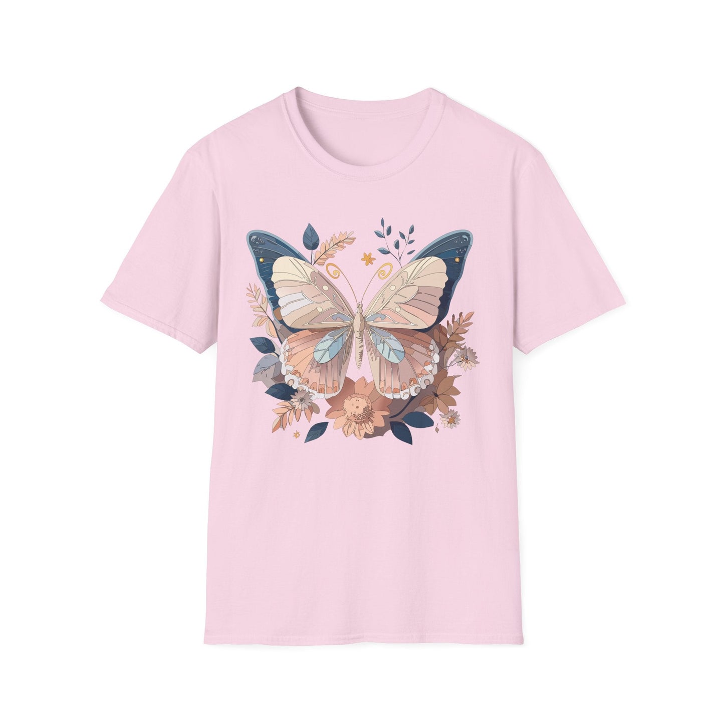 Monarch Butterfly Shirt Unisex Softstyle T Shirt 100 Percent Ring Spun Cotton Gildan 64000