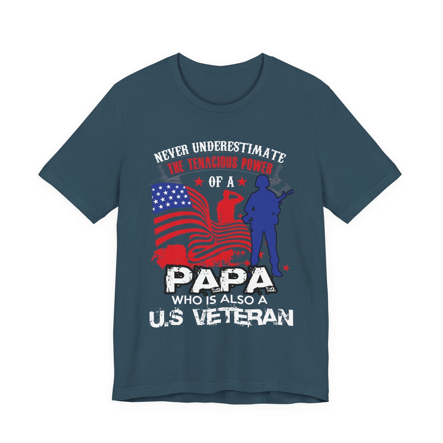 Army Veteran Patriotic Graphic Design Unisex Cotton T-Shirt v53