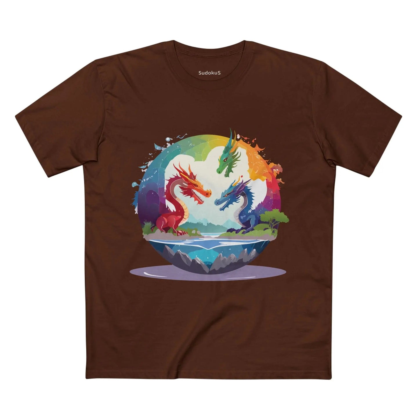 Dragon Graphic Unisex 100 Cotton Staple Tee 21