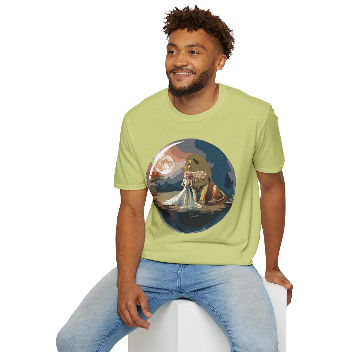 Womens Graphic T Shirt Art Design Unisex Softstyle 64000 Gildan Short Sleeve Tee