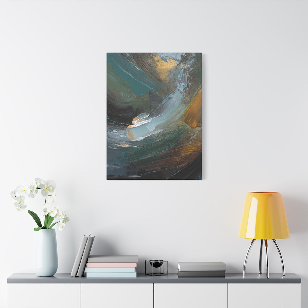 Abstract Oil Painting Print Canvas 20x24,20x30,24x30 24x32,24x36,30x40 32x48,36x48,40x60 Pine-Wood Inner Frame ABS-79