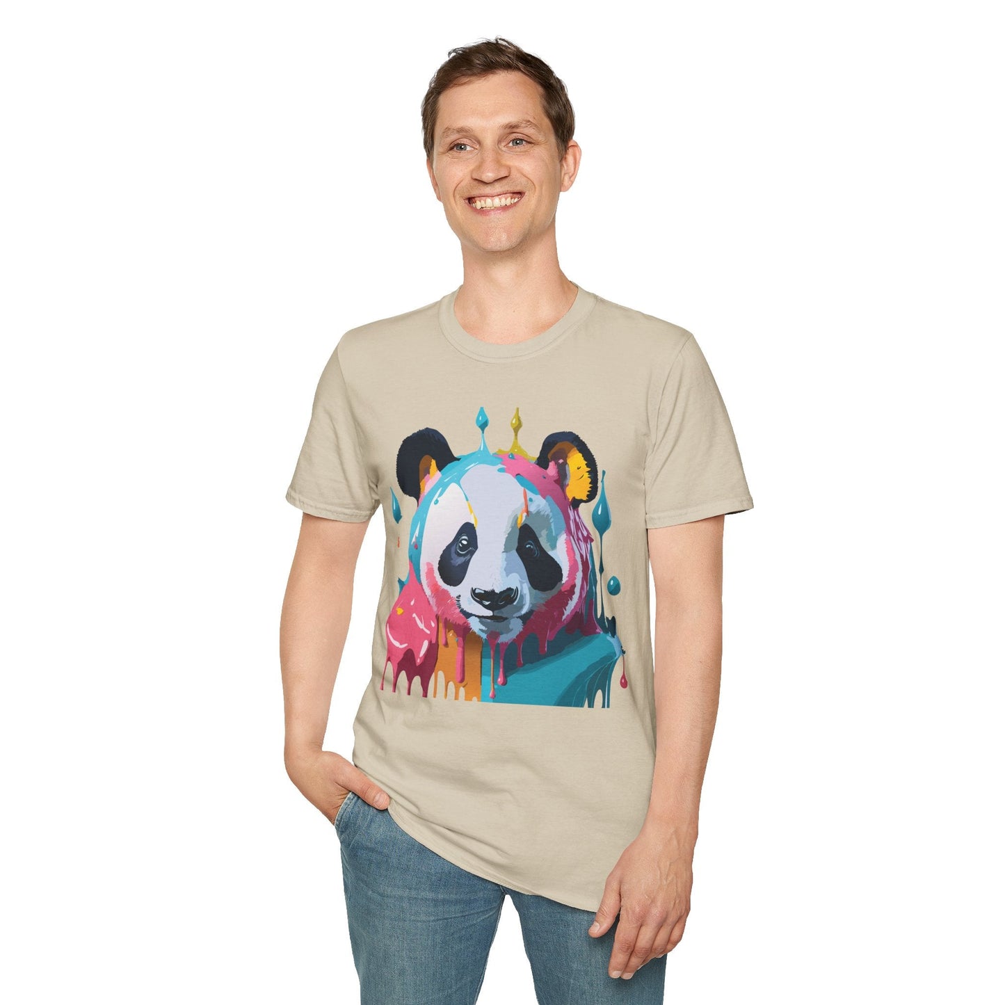 Panda Shirt Unisex T Shirt Panda Lover Gift Gildan Softstyle Tee 100 Percent Cotton