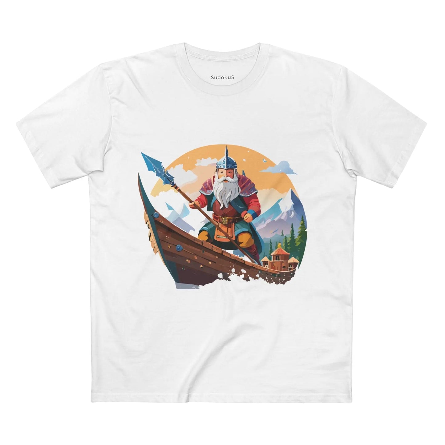 Viking Graphic Unisex 100 Cotton Staple Tee 33