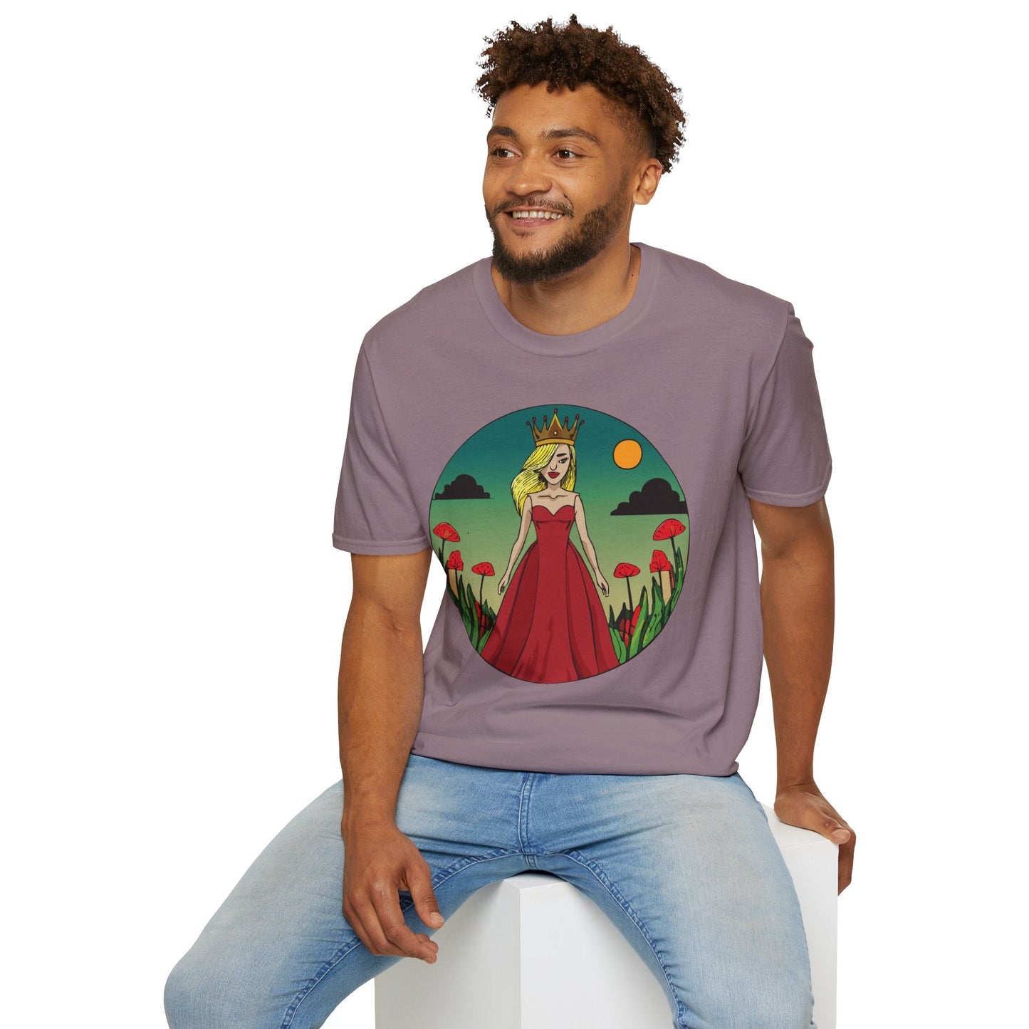 Womens Graphic T Shirt Art Design Tee Unisex Softstyle 64000 Ring Spun Cotton Daily Wear