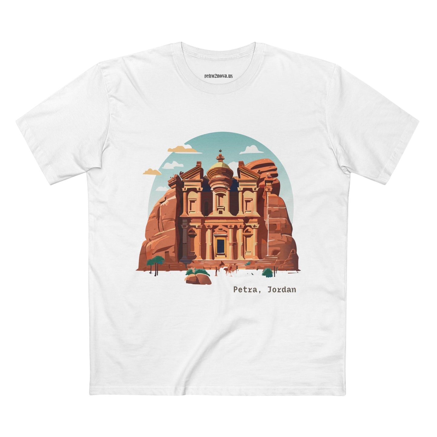 Petra Travel Shirt Unisex Premium Cotton Tee With Original Art Design For Tourists TT22