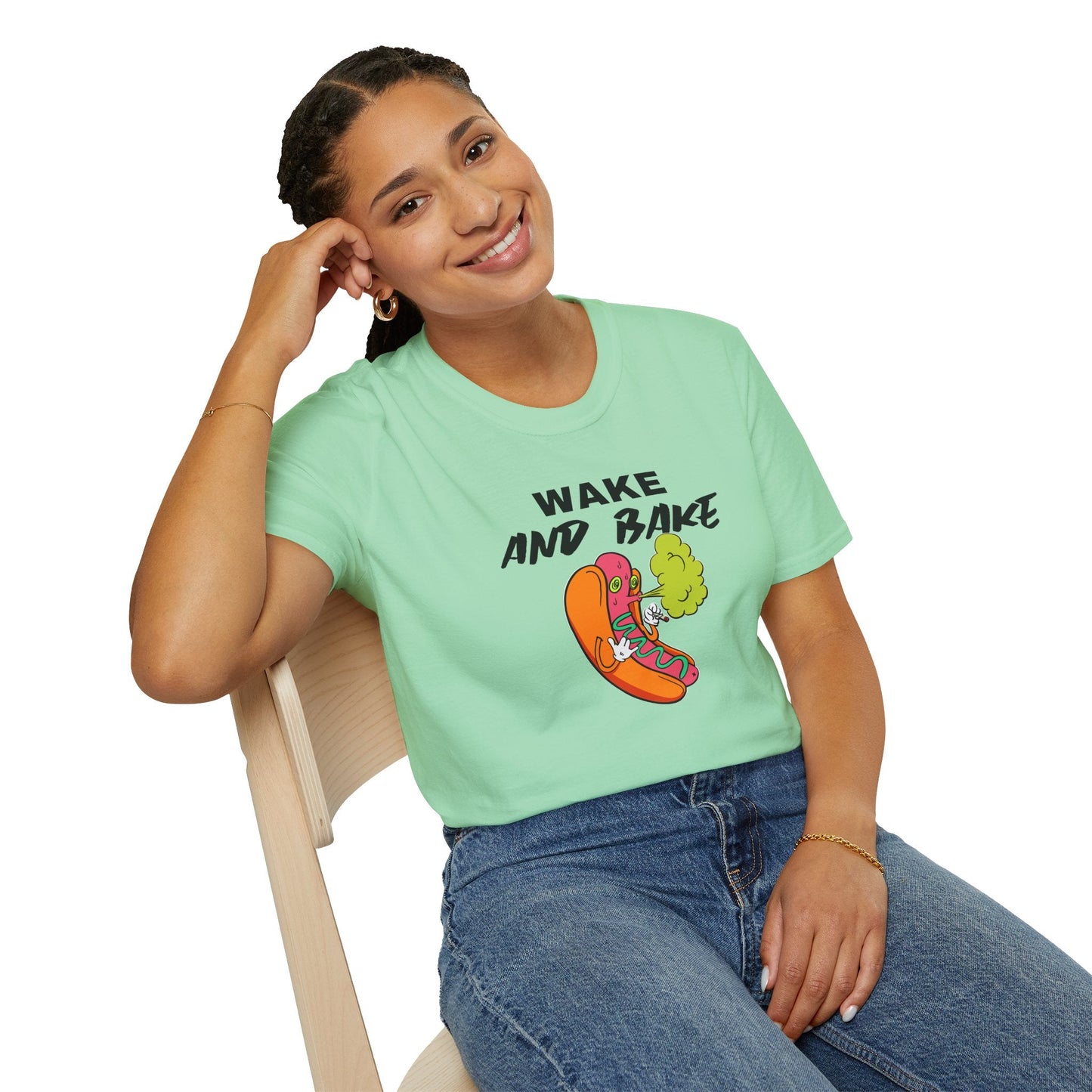 Funny Food T Shirts Unisex Softstyle Tee With Art Design Gildan 64000 100 Percent Ring Spun Cotton