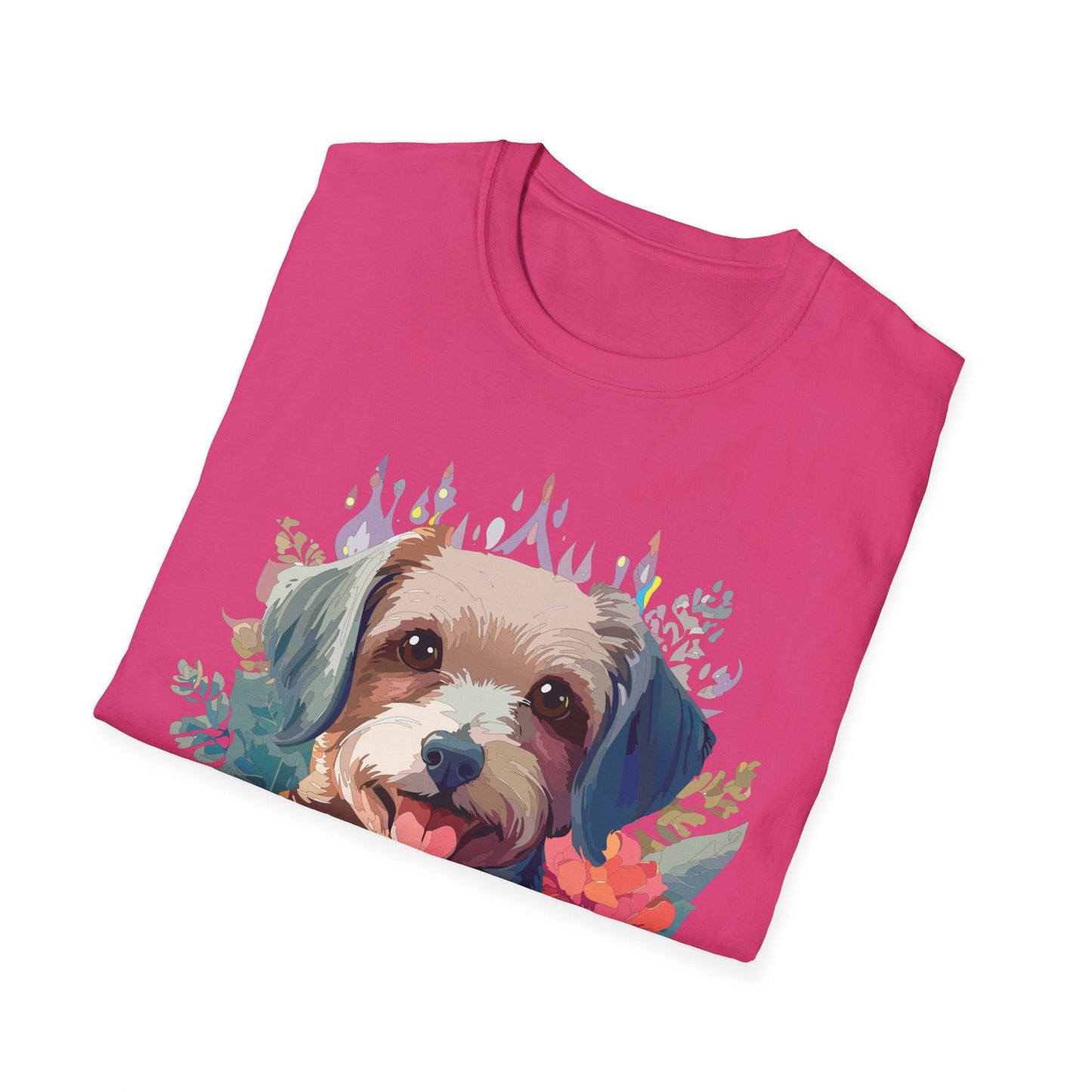 Dog Shirt Unisex Animal Tee Gildan Softstyle 64000 Short Sleeve Tee