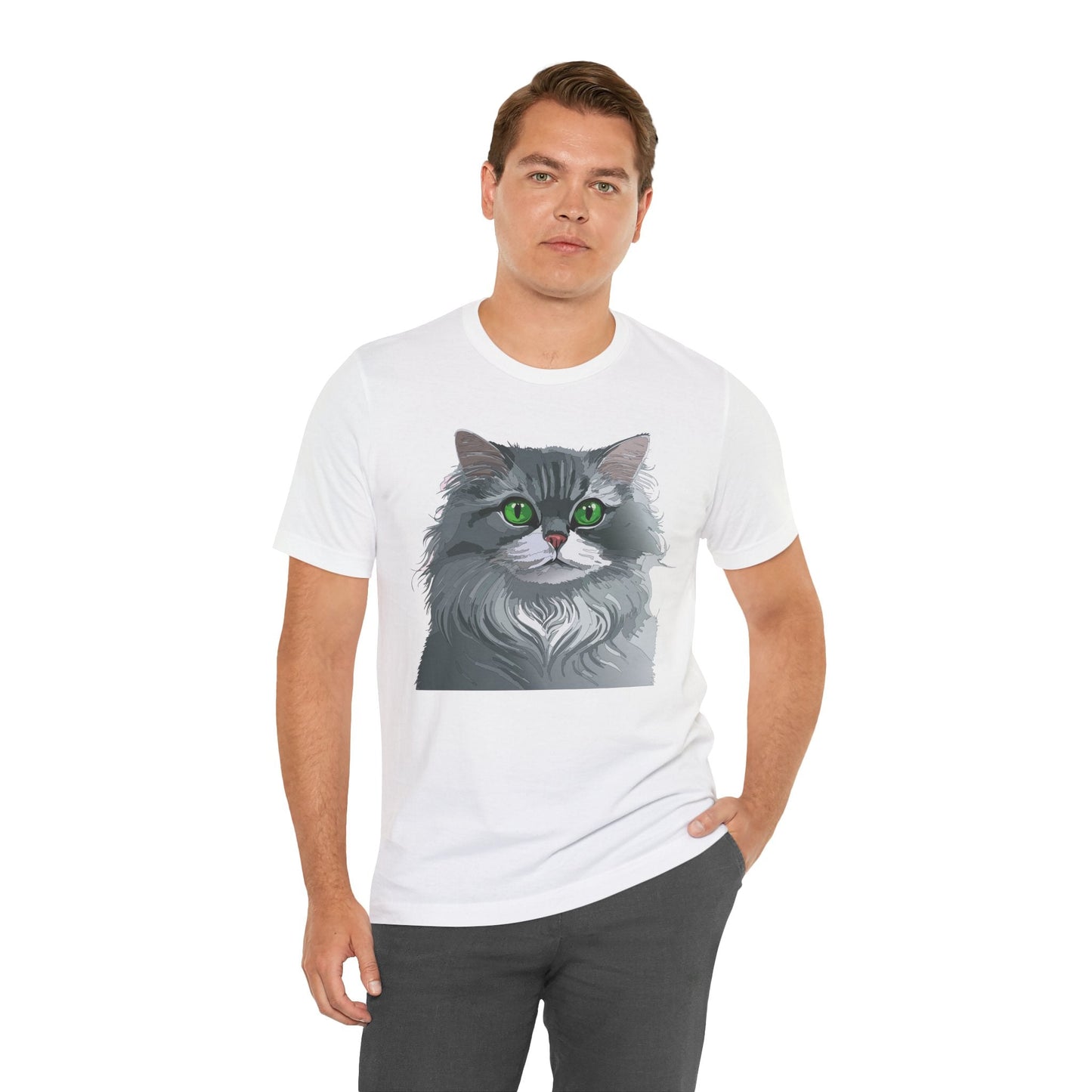 Unisex Animal Shirt With Art Design Animals Tee Short Sleeve Jersey Style Wild Animals Shirt