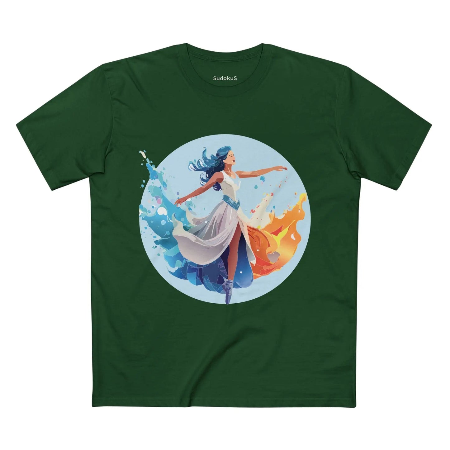 Dancer Graphic Unisex 100 Cotton Staple Tee 6