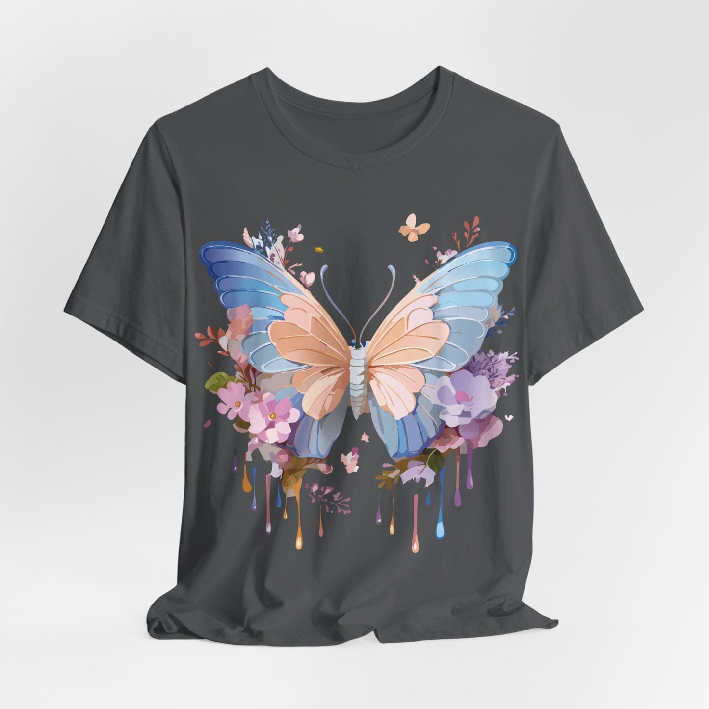 Butterfly Graphic Tee By Adelpha Unisex Short Sleeve Shirt Art Design