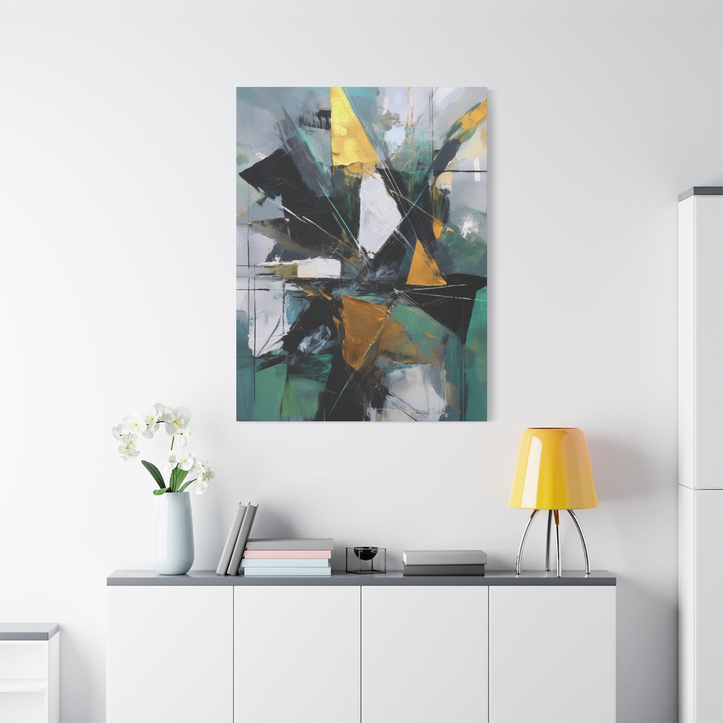 Abstract Oil Painting Print Canvas 20x24,20x30,24x30 24x32,24x36,30x40 32x48,36x48,40x60 Pine-Wood Inner Frame ABS-208