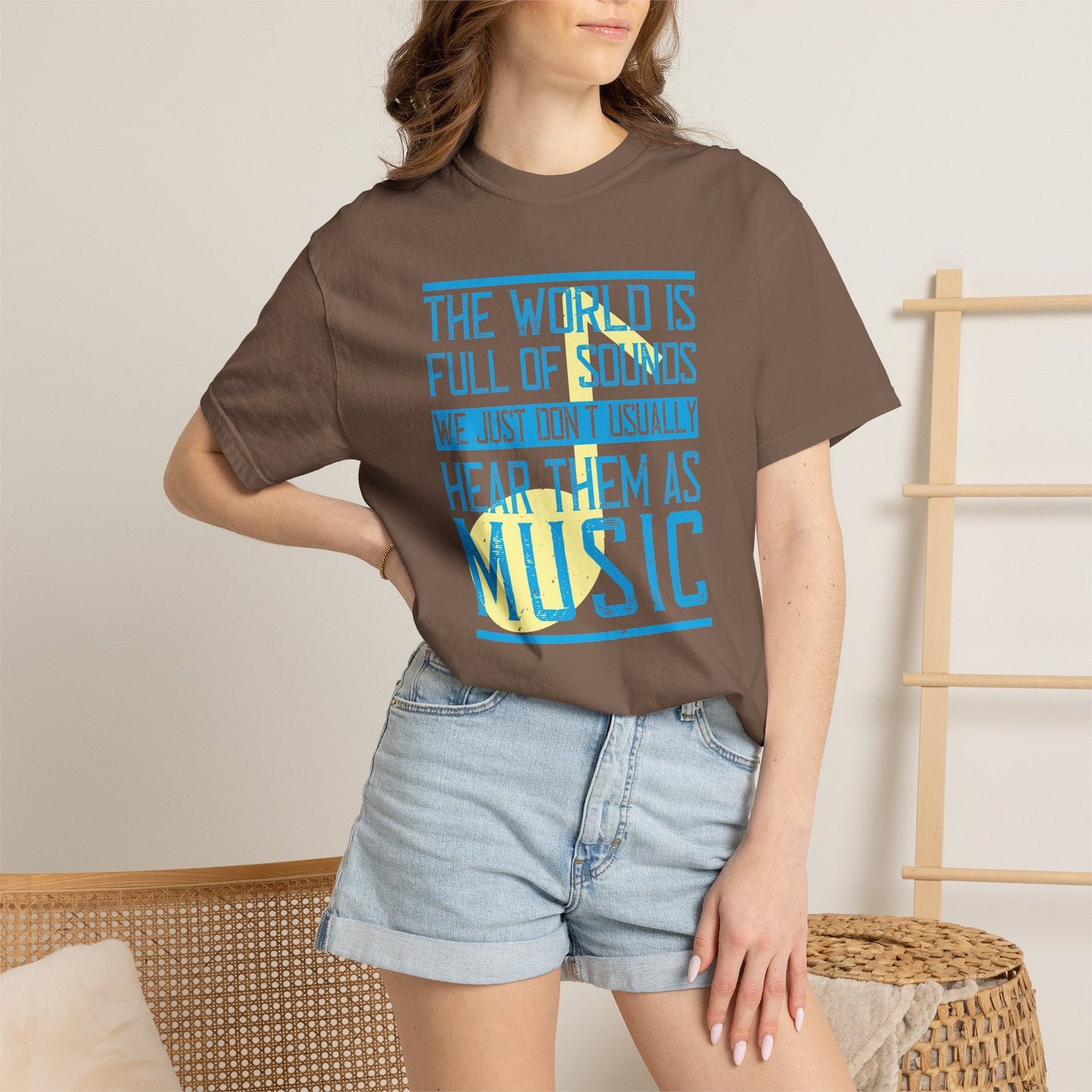 Music Graphic Design Unisex Cotton T-shirt m45