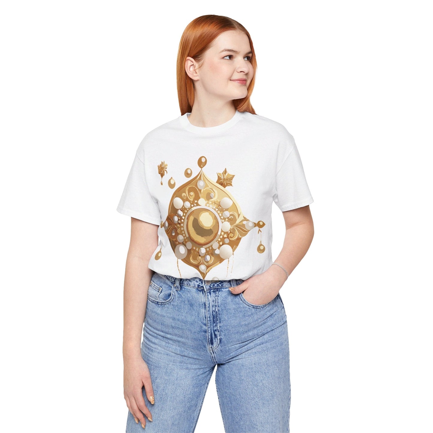 Jewelry Graphic Unisex 100 Cotton Vintage Treasure Art T-Shirt 32