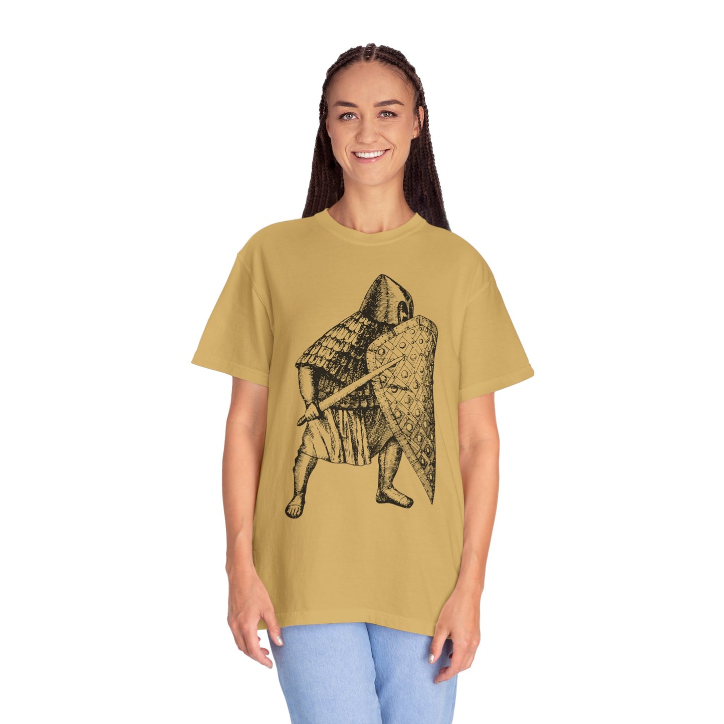 Unisex T-shirt with Knight in Armor