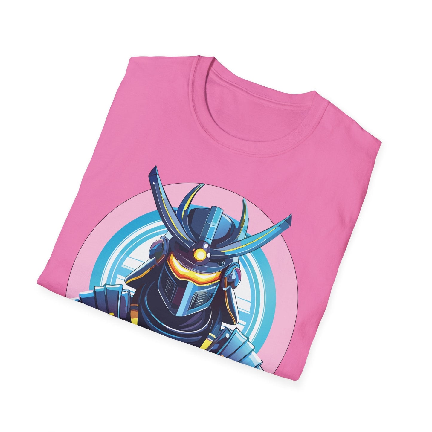 Samurai Shirt Unisex Gildan Softstyle 64000 Tee 100 Percent Ring Spun Cotton Breathable Lightweight