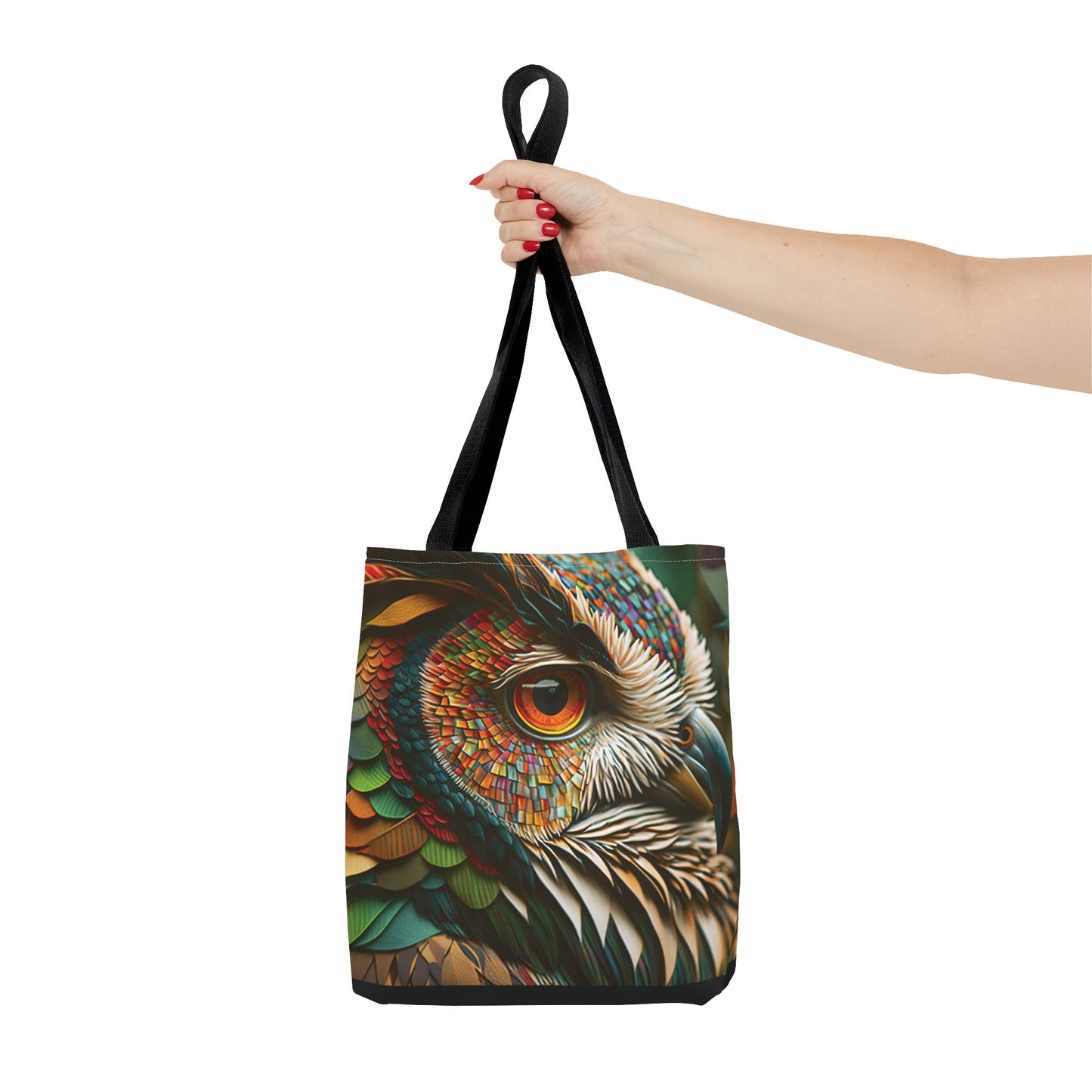 Bolsa de lona con estampados de animales 