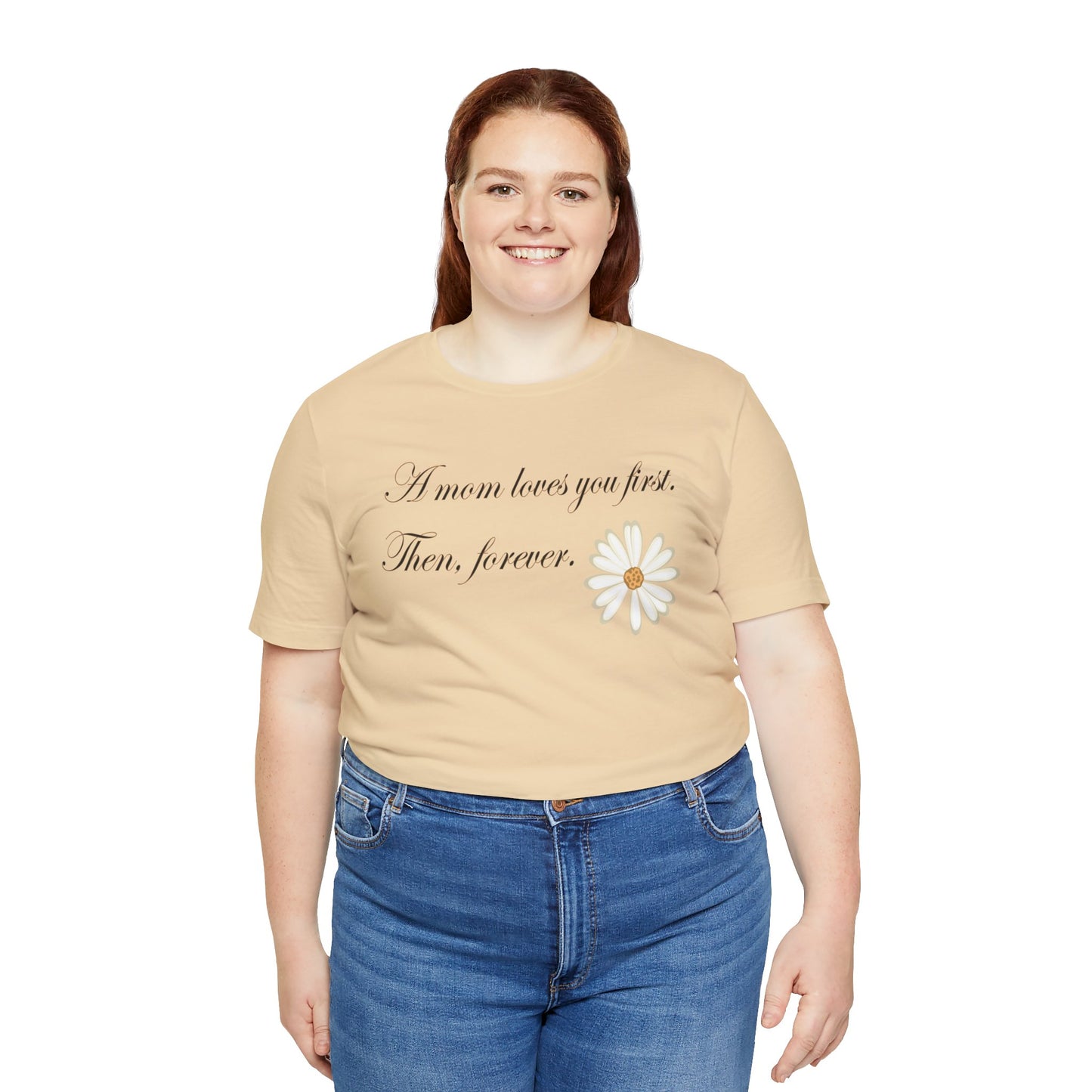 T-shirt unisexe en coton avec signature de maman