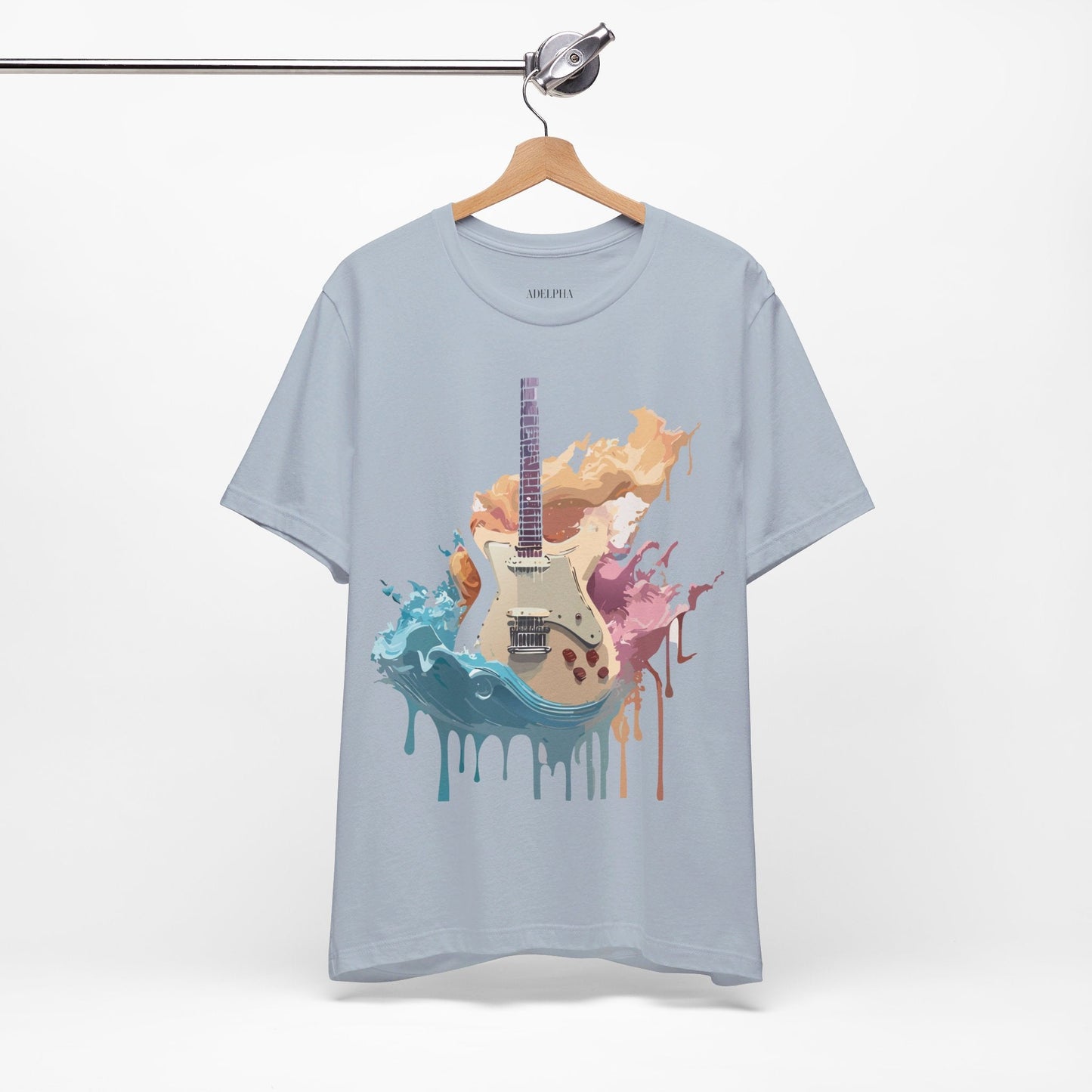 Adelpha Graphic Music T Shirt Unisex Vintage Inspired Art Tee With Original Artwork
