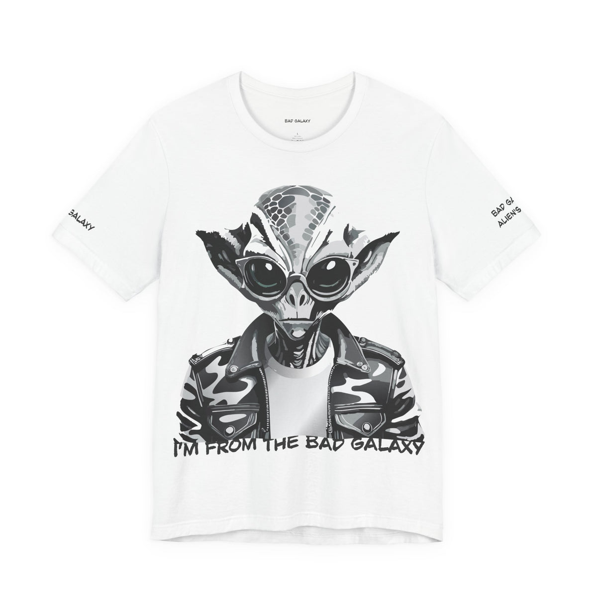 Alien Graphic Unisex Cotton Bella+Canvas Tee with Art Design b66